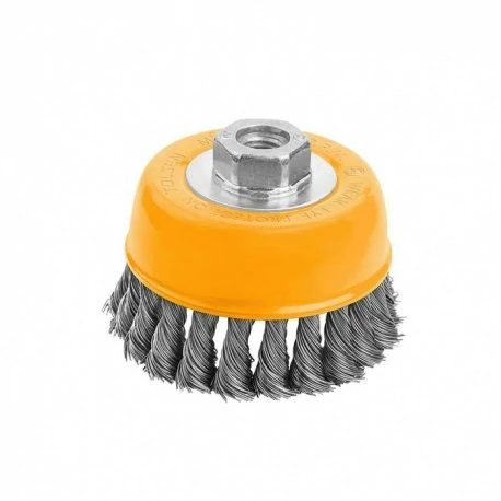 Royal Tools - CUP TWIST WIRE BRUSH WITH NUT 75MM(M10*1.5)