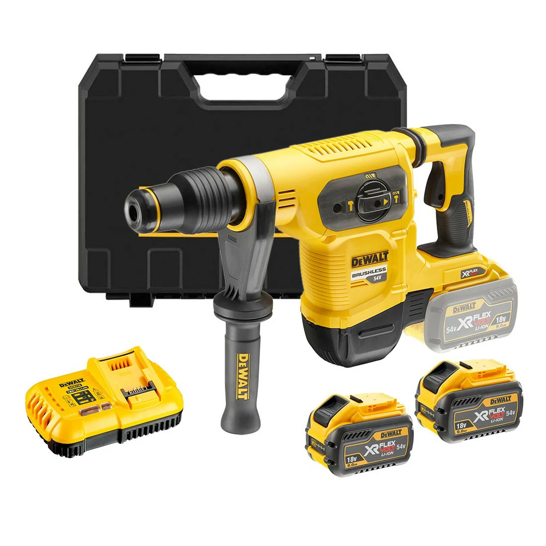 Royal Tools -  SDS Max Hammer 54V/18V  with 2 3ah batteries and Charger in a kit box