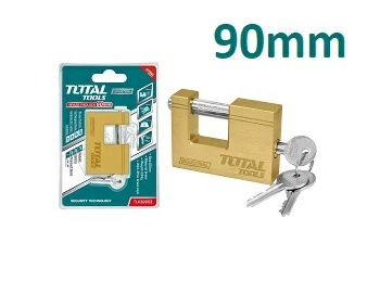 Royal Tools - قفل مربع نحاسي شديد التحمل 90مم