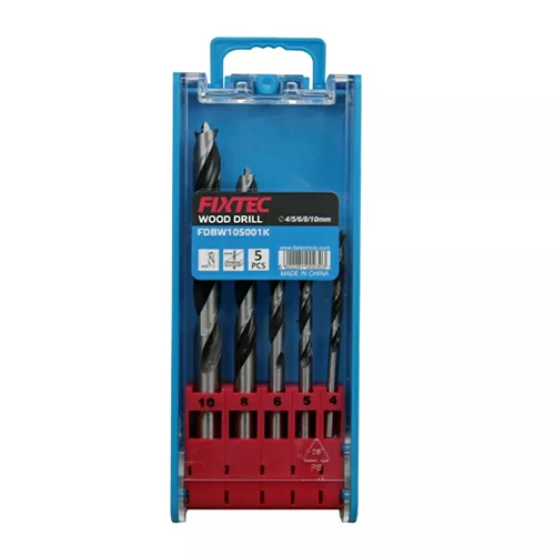 Royal Tools - 5pcs Wood Twist Drill Bits Set