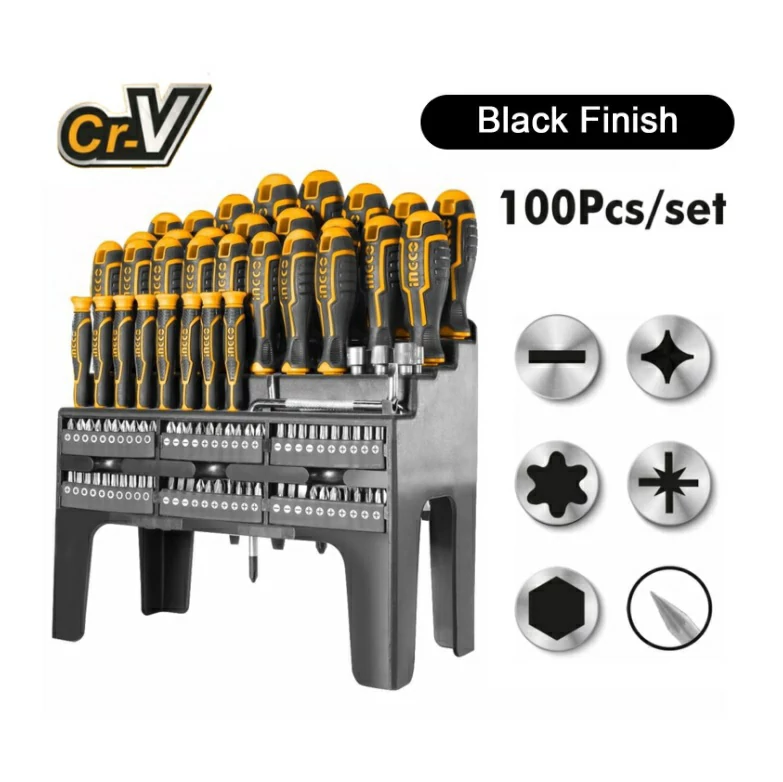 Royal Tools - 100 pcs screwdriver set with stand 