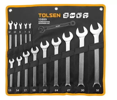Royal Tools - 14PCS COMBINATION SPANNER SET