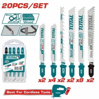 Royal Tools - طقم 20 قطع ريشة منشار اركيت للخشب والحديد والالمنيوم