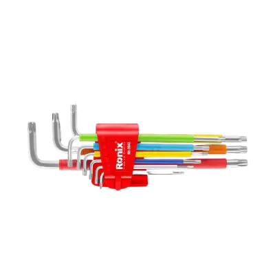 Royal Tools - 9pcs Multi color long arm torx end