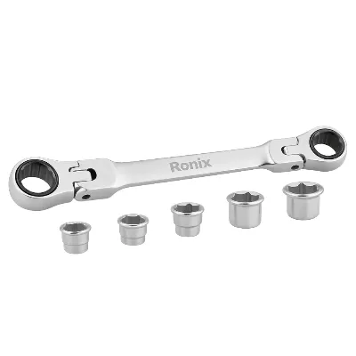 Royal Tools - Flexible ratchet spanner set	