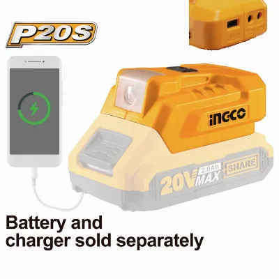 Royal Tools - USB Charger and LED Flashlight 20V Battery