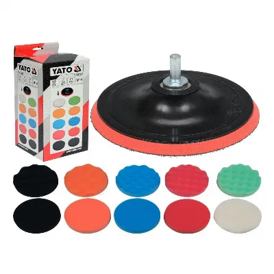 Royal Tools - 12Pcs Polishing Pad Kit 125mm - M14 