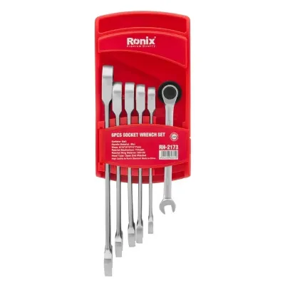 Royal Tools - 6pcs Racheting spanner set 8-17mm  	