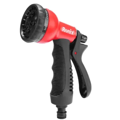 Royal Tools - 8-pattern plastic spray gun and hose fittings	