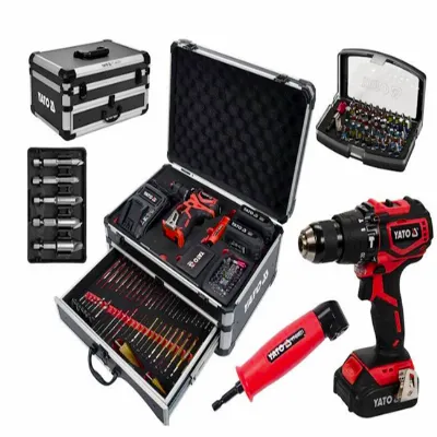 Royal Tools - 126pcs Brushless Cordless Power Drill 18v 42nm Set 