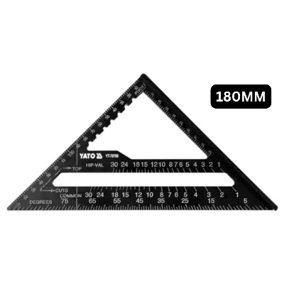 Royal Tools - Aluminium Alloy Set Square 180mm 	