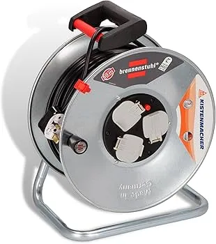 Royal Tools - Cable Reel 50m – 3-Way Socket