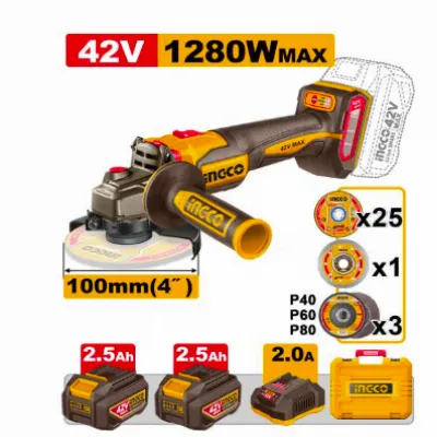 Royal Tools - صاروخ لاسلكي 42 فولت 115 مم 1280 واط
