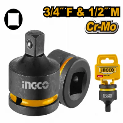 Royal Tools - محول مقبس صدمي 3/4 بوصة أنثى و 1/2 بوصة ذكر